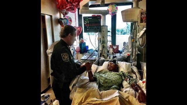 Teen hero recovers after saving others in deadly Parkland school shooting