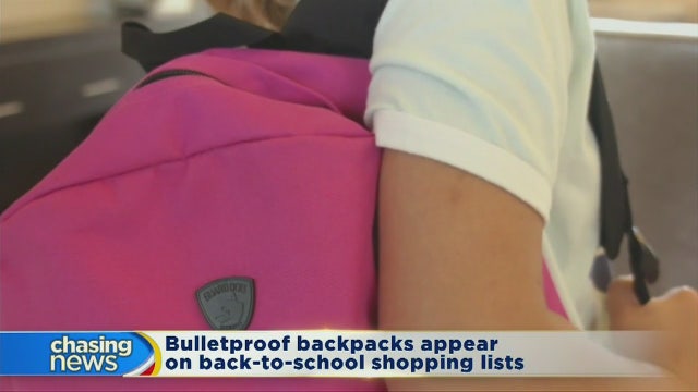 Bulletproof backpacks for back to school?