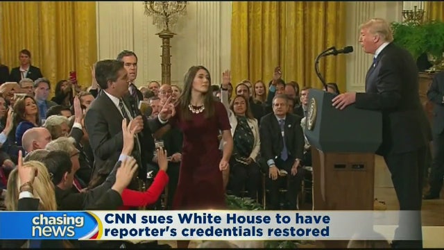 CNN sues White House to have reporter's credentials restored
