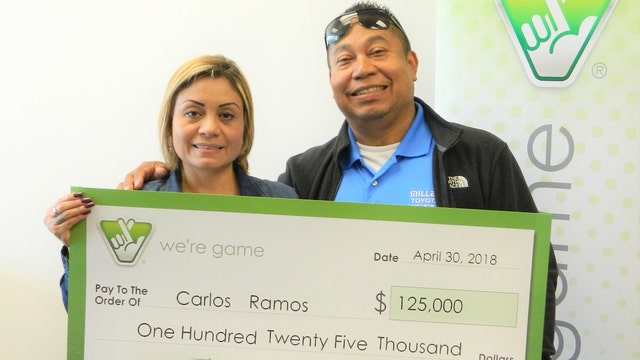 Prince William County man says he used numbers he saw in dream to win $125,000 in lottery