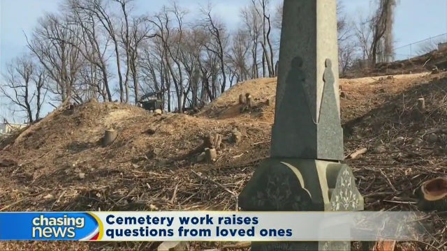 Cemetery work raises questions