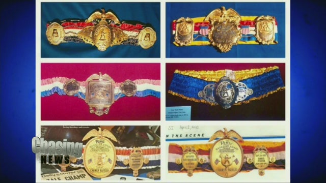 Championship boxing belts stolen