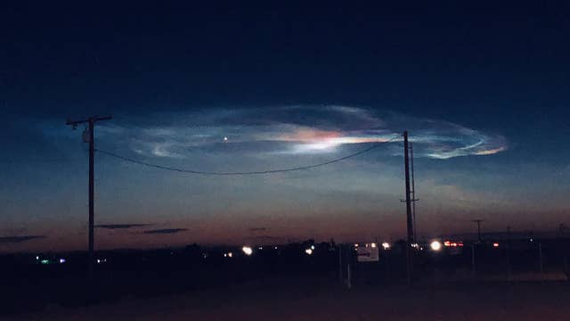 Odd 'cloud' seen over the skies of AZ, CA, Mexico