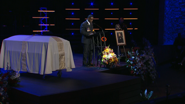 Loved ones say goodbye to Dallas Officer Rogelio Santander