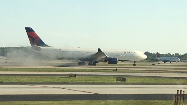 Officials: Engine fire forces Delta flight to London to turn back to Atlanta