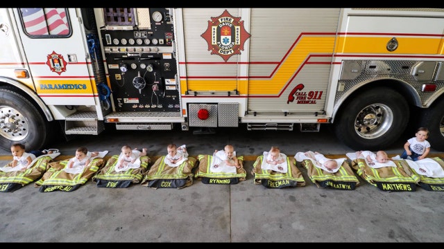 Nine babies in 10 months born to Davie firefighters