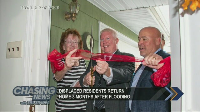 Displaced Brick residents return home 3 months after flooding