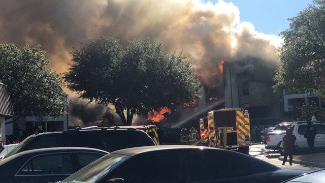 Dallas condominiums destroyed in massive fire