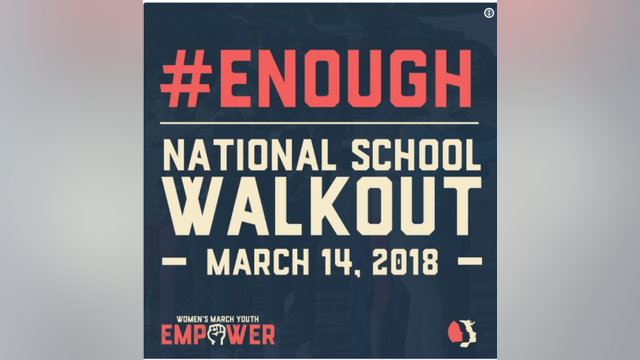 Social media campaigns planning school walkouts to protest lack of gun control