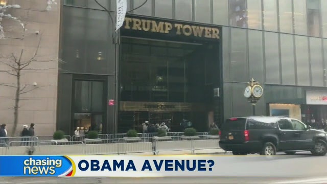 Effort underway to rename avenue for Obama