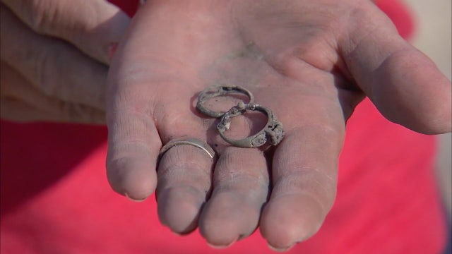 Family who lost home in fire finds family wedding ring among the rubble