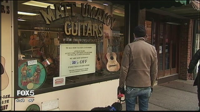 Legendary NYC guitar shop closes after 53 years