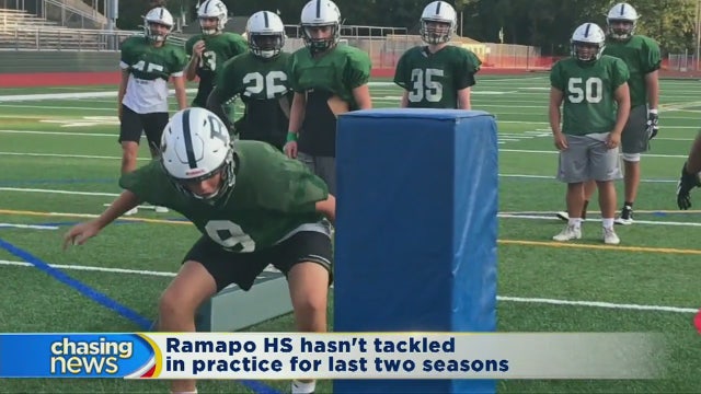 Football team flourishes with no contact practice