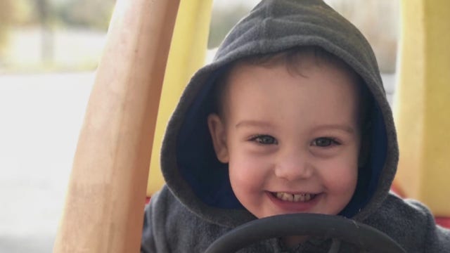 A town and sky filled with balloons in honor of boy who died