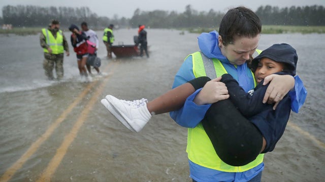 Rescue operations underway in New Bern after Florence storm surge leaves them stranded