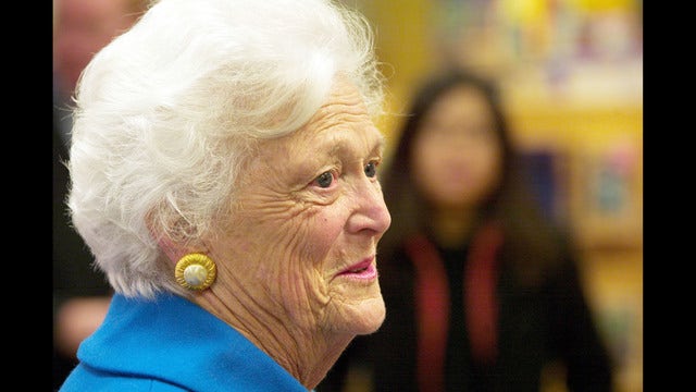 Barbara Bush believed literacy could cure other ills
