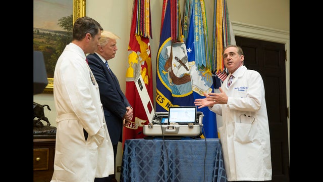Trump replaces Veterans Affairs Secretary with White House doctor