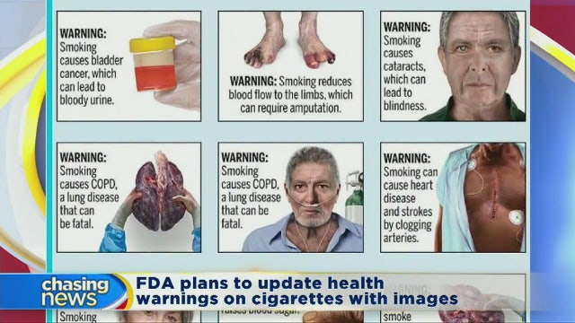 Graphic cigarette warning labels planned