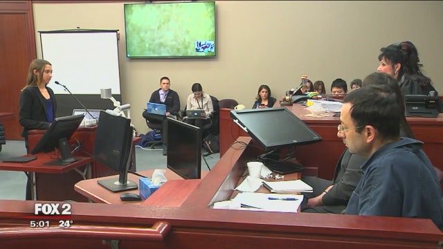 Graphic testimony continues as Larry Nassar listens to more victims speak