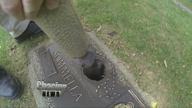 Grave robbers have been continuously taking bronze vases