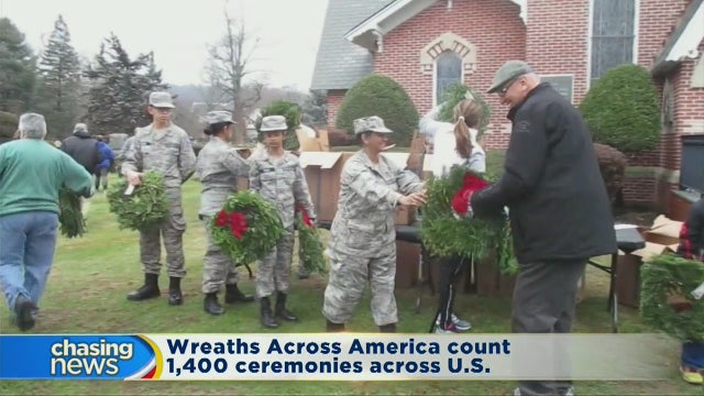 Group lays wreaths in cemeteries across U.S.