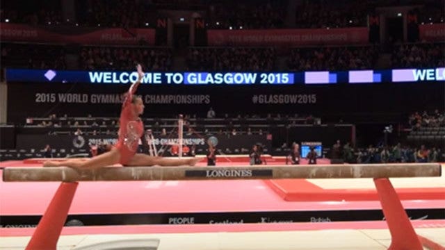 Gymnast creates new move; lands in history books