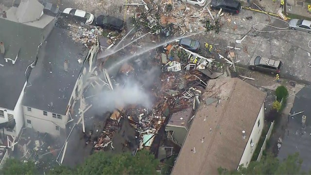 Explosion levels houses in New Jersey