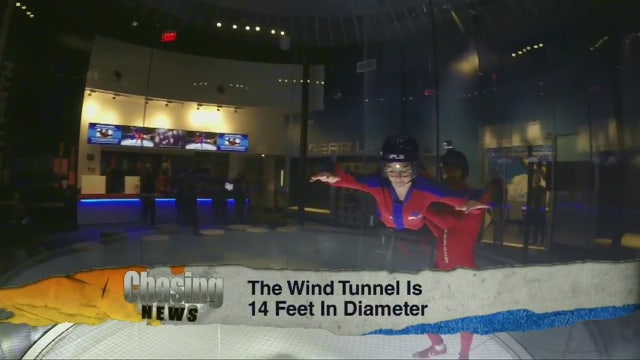 Indoor skydiving