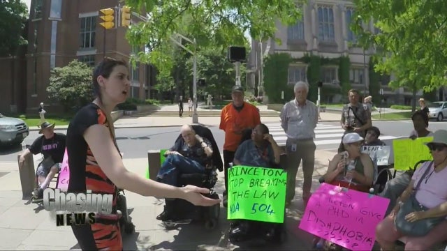 Protest targets Princeton professor