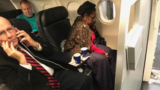 United passenger claims airline gave her first-class seat away to Rep. Sheila Jackson Lee