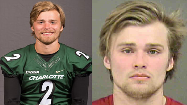 UNC Charlotte QB Kevin Olsen posts bond, released from jail following rape charges