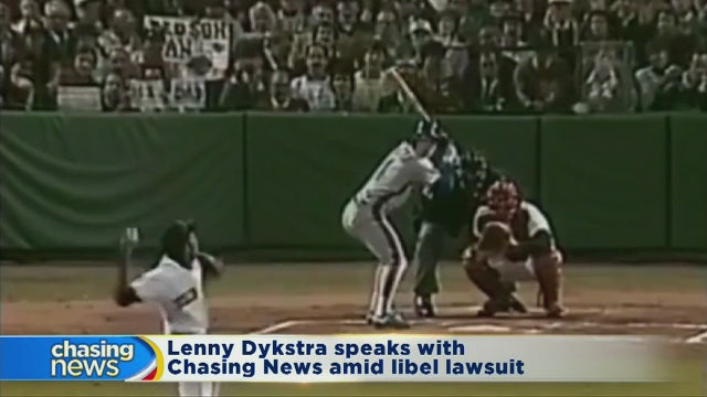 Lenny Dykstra speaks amid libel lawsuit