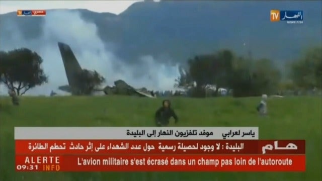 Worst plane crash in North Africa: 257 killed on military plane in Algeria