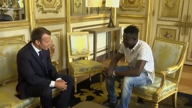 France: Macron rewards real life 'Spiderman' who saved dangling child