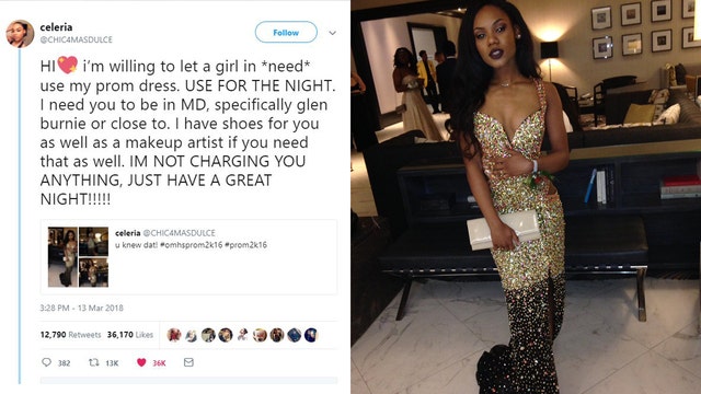 Maryland woman's tweet inspires others to donate, share prom dresses with those in need