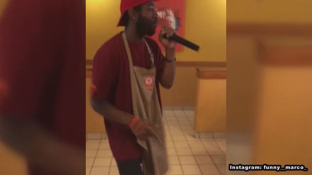 Man fake-quits Popeyes job by singing, ploy to bring joy (VIDEO)