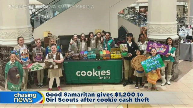 Man gives Scouts $1,200 after cookie cash theft