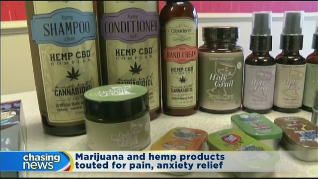 Marijuana and hemp products touted for pain, anxiety relief
