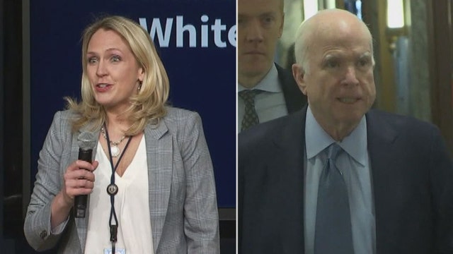 AP sources: WH aide Kelly Sadler dismissed Sen. John McCain's view, says 'he's dying'