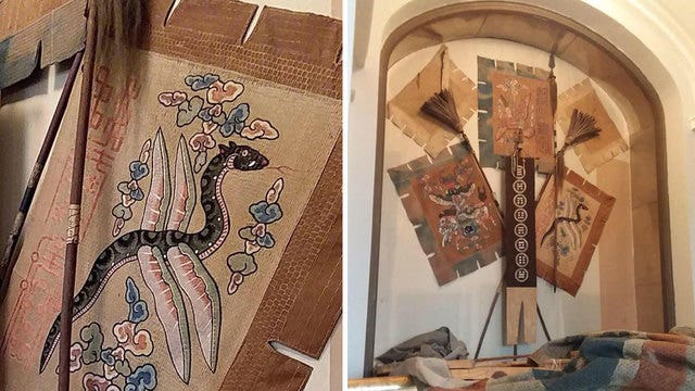 Dozens of captured flags re-discovered in Naval Academy Museum after almost 100 years