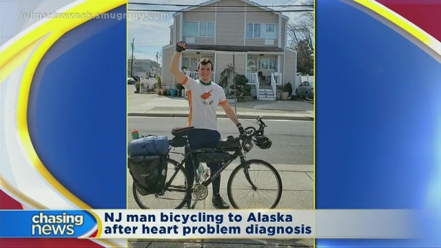 NJ man on a mission to bicycle to Alaska