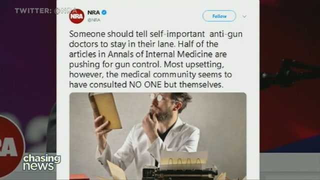 NRA, physicians spar over right to express opinions on gun safety