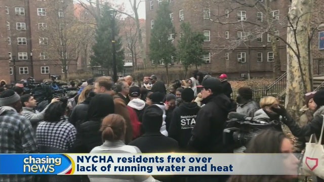 NYCHA residents fret over lack of water and heat