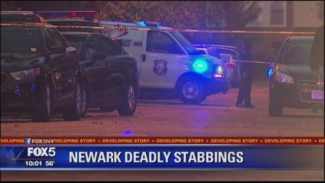 Man taken into custody for questioning in Newark stabbings