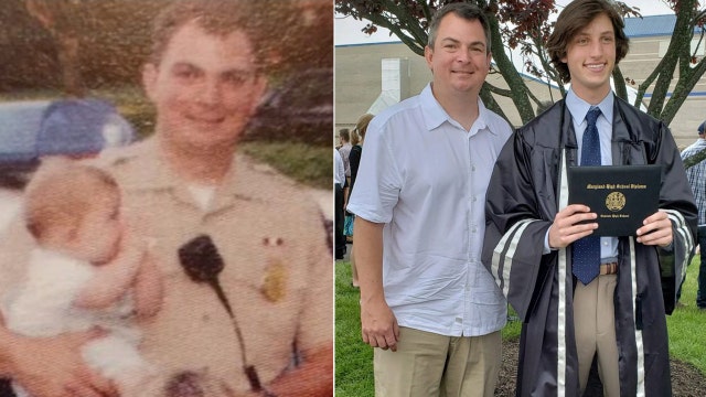 Officer attends graduation of young man he delivered as a baby on side of highway 18 years ago