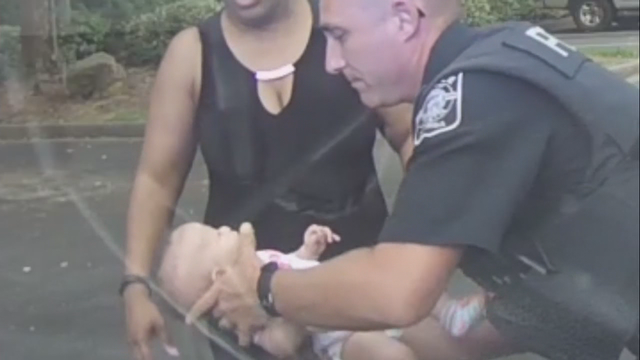 VIDEO: Officer revives choking baby