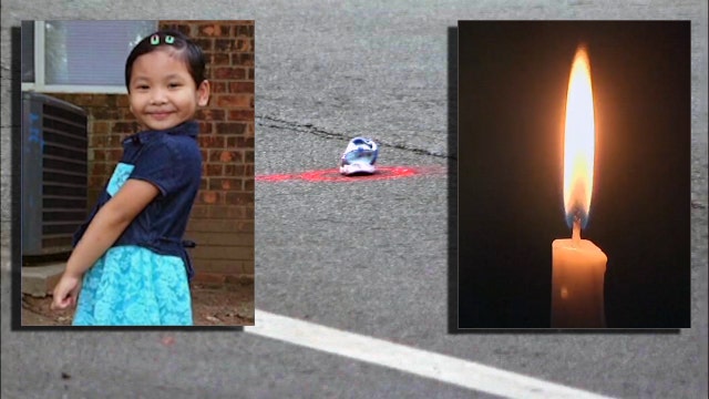 Vigil for 4-year-old hit-and-run victim; police search for driver