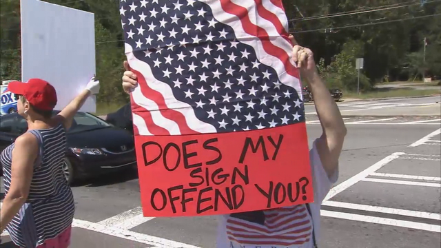 Protesters call for teacher's firing over ‘Make America Great' t-shirt flap