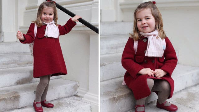 Princess Charlotte begins first day of nursery school