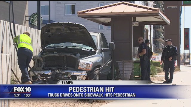 Phoenix police ID pedestrian fatally struck by a semi-truck